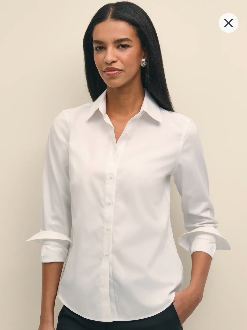 Brooks Brothers Classic-Fit Non-Iron Stretch Supima Cotton Dress Shirt